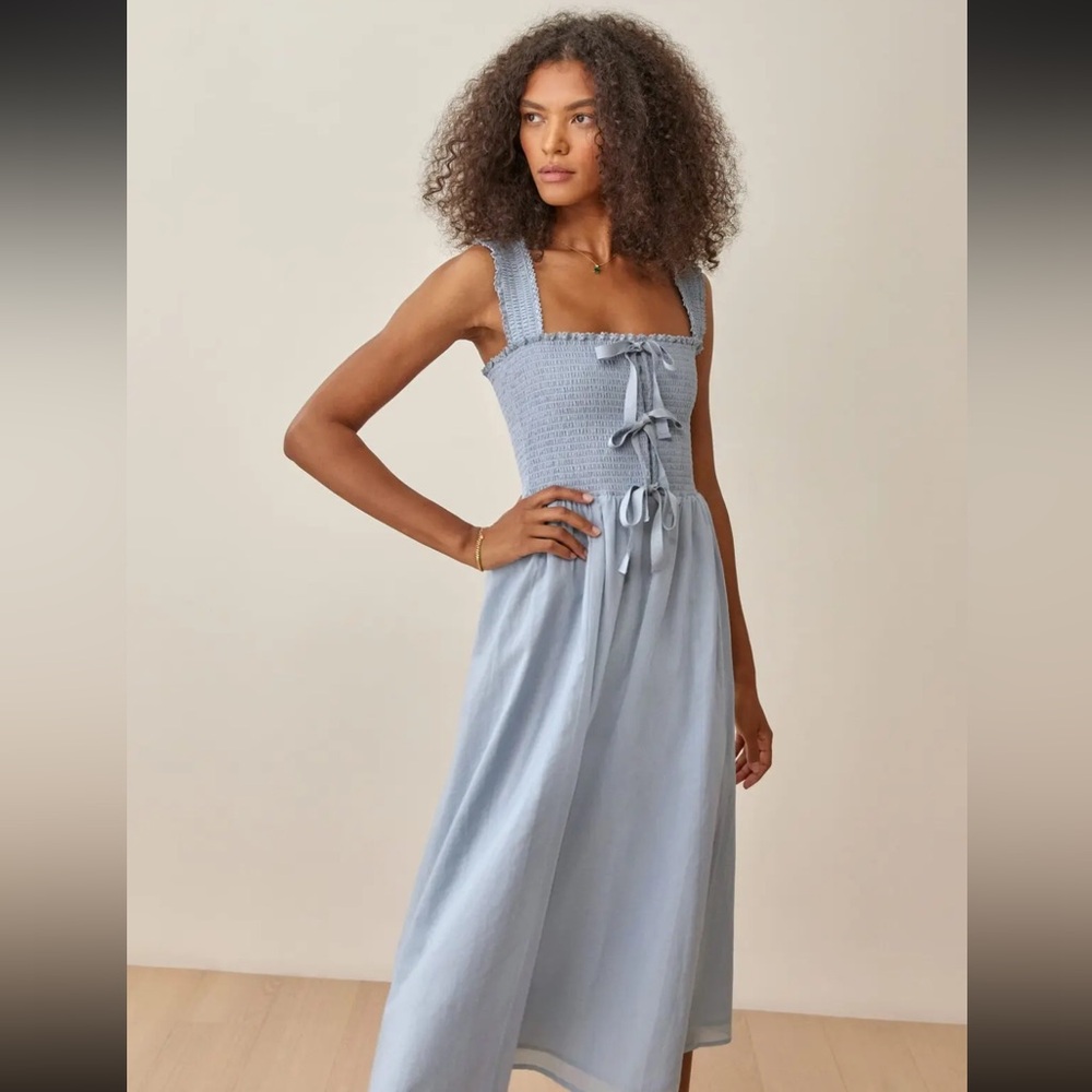 Reformation Darla Dress in Mineral